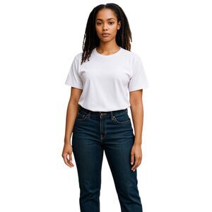 Chico's Classic Straight Jeans Blue Cotton Blend 29" Inseam